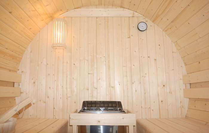 Tøndesauna 180 m/ovn 6 kW